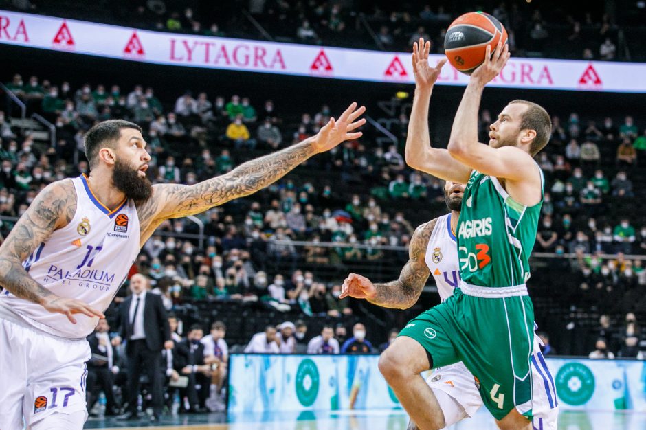 „Žalgiris“ užtikrintai įveikė Madrido „Real“