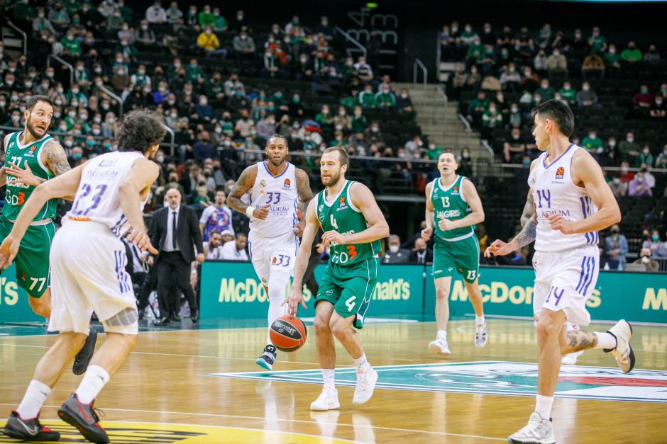 „Žalgiris“ užtikrintai įveikė Madrido „Real“