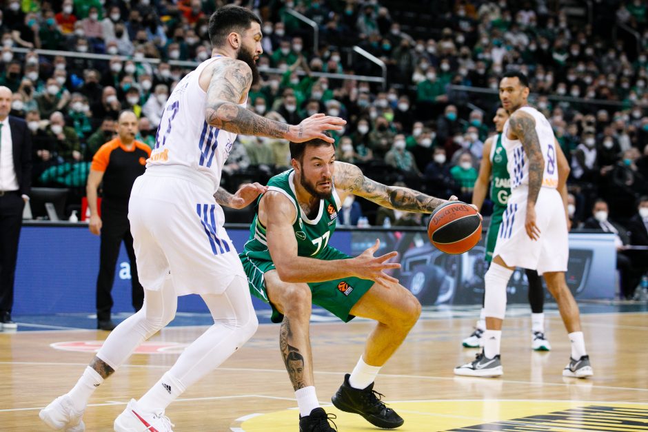 „Žalgiris“ užtikrintai įveikė Madrido „Real“