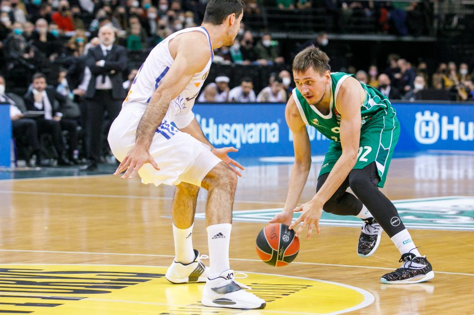 „Žalgiris“ užtikrintai įveikė Madrido „Real“