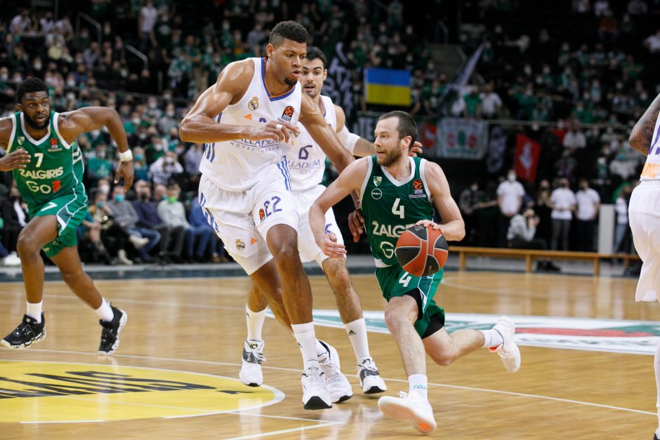 „Žalgiris“ užtikrintai įveikė Madrido „Real“