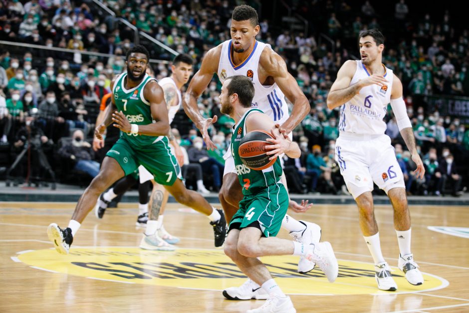 „Žalgiris“ užtikrintai įveikė Madrido „Real“