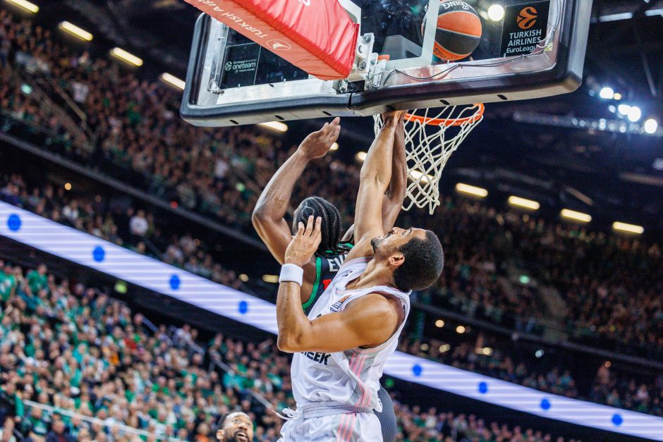 Eurolyga: ilgą laiką pirmavęs „Žalgiris“ nusileido ASVEL