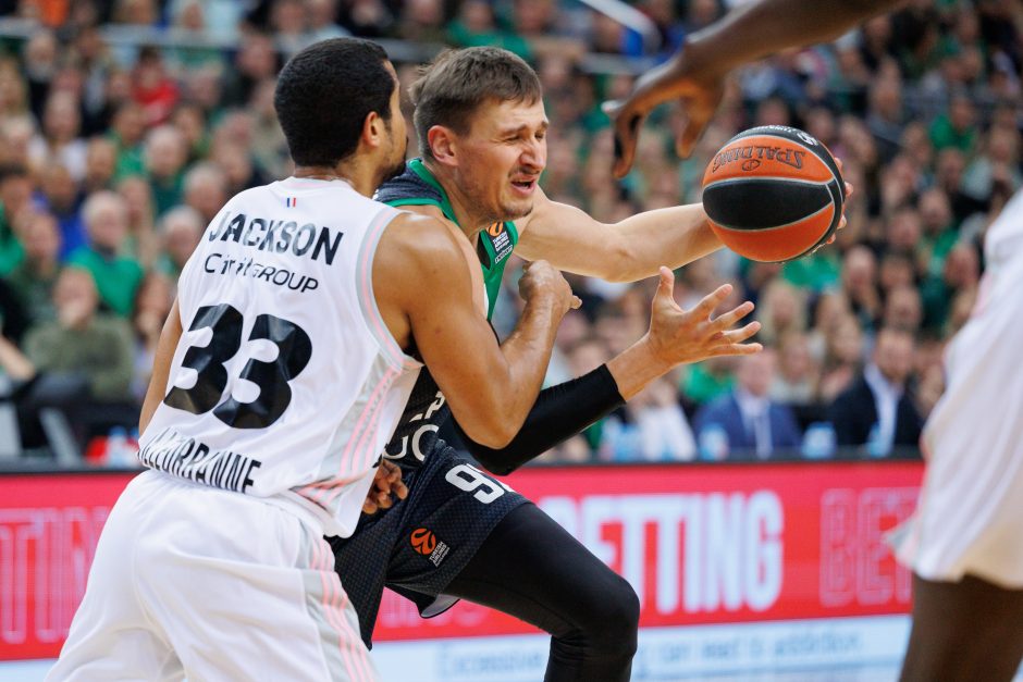 Eurolyga: ilgą laiką pirmavęs „Žalgiris“ nusileido ASVEL