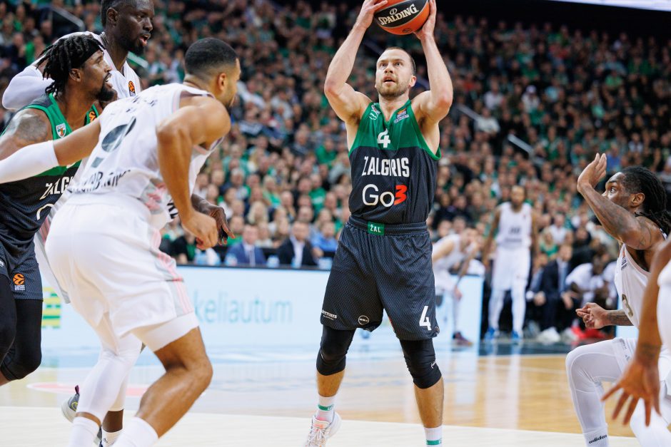 Eurolyga: ilgą laiką pirmavęs „Žalgiris“ nusileido ASVEL