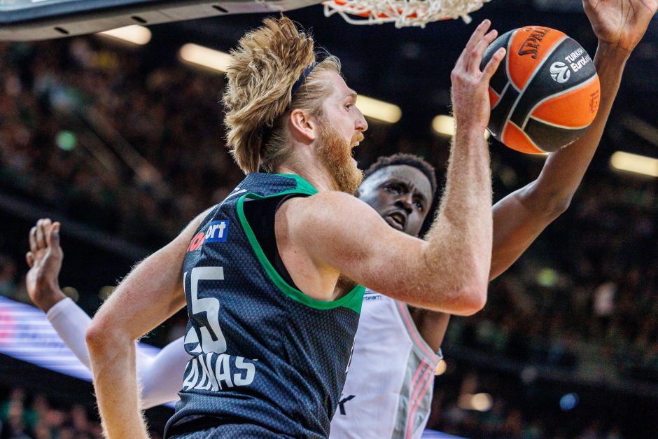 Eurolyga: ilgą laiką pirmavęs „Žalgiris“ nusileido ASVEL