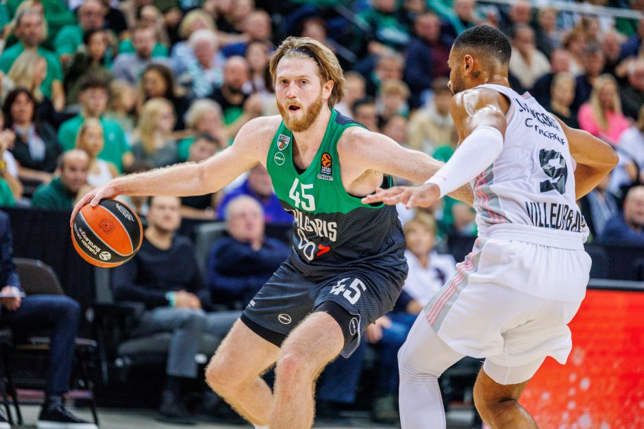 Eurolyga: ilgą laiką pirmavęs „Žalgiris“ nusileido ASVEL