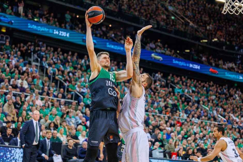 Eurolyga: ilgą laiką pirmavęs „Žalgiris“ nusileido ASVEL