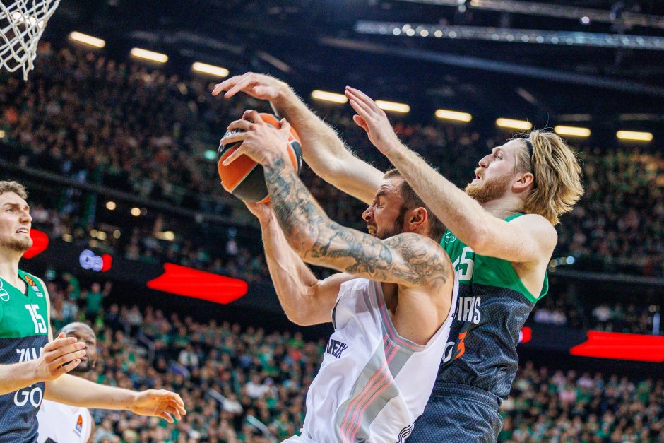 Eurolyga: ilgą laiką pirmavęs „Žalgiris“ nusileido ASVEL