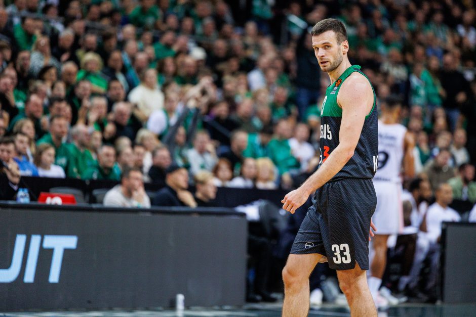 Eurolyga: ilgą laiką pirmavęs „Žalgiris“ nusileido ASVEL