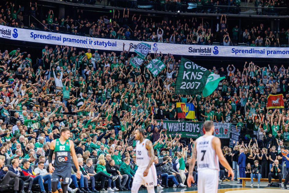 Eurolyga: ilgą laiką pirmavęs „Žalgiris“ nusileido ASVEL