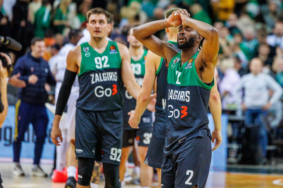 Eurolyga: ilgą laiką pirmavęs „Žalgiris“ nusileido ASVEL