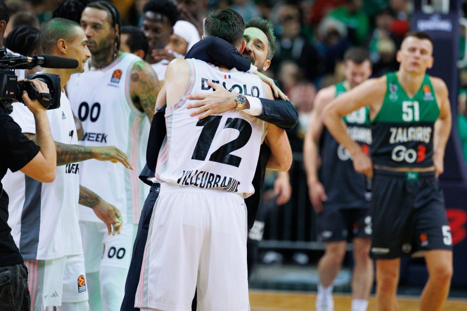 Eurolyga: ilgą laiką pirmavęs „Žalgiris“ nusileido ASVEL