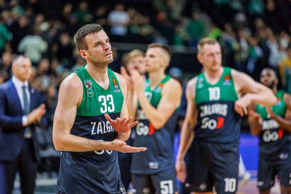 Eurolyga: ilgą laiką pirmavęs „Žalgiris“ nusileido ASVEL