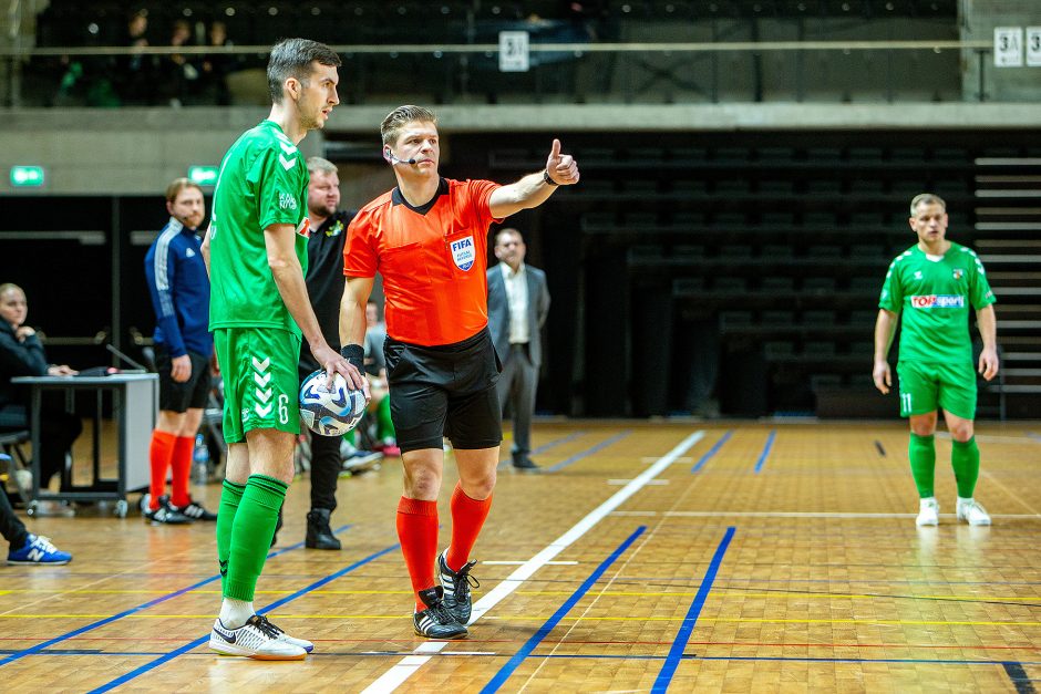 Futsalo LFF taurė. „K. Žalgiris“ – „Vikingai“ 9:2