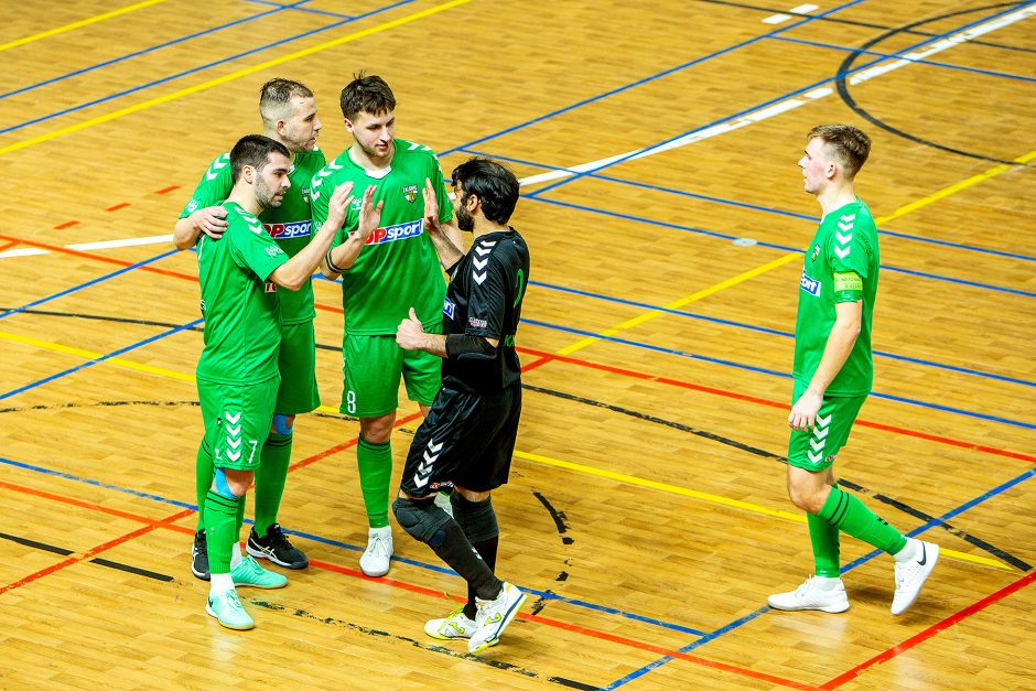 Futsalo LFF taurė. „K. Žalgiris“ – „Vikingai“ 9:2