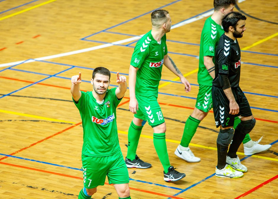 Futsalo LFF taurė. „K. Žalgiris“ – „Vikingai“ 9:2