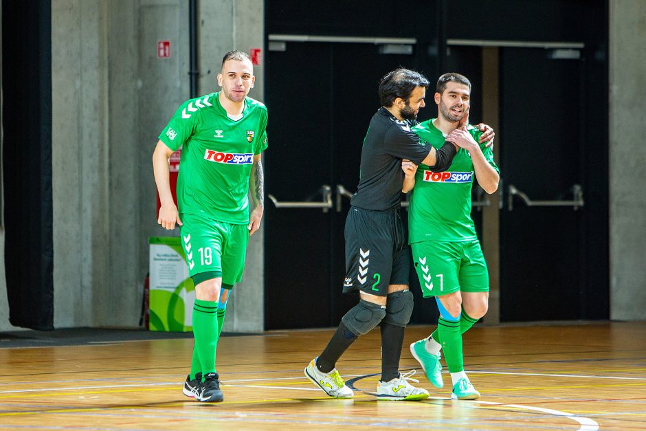 Futsalo LFF taurė. „K. Žalgiris“ – „Vikingai“ 9:2