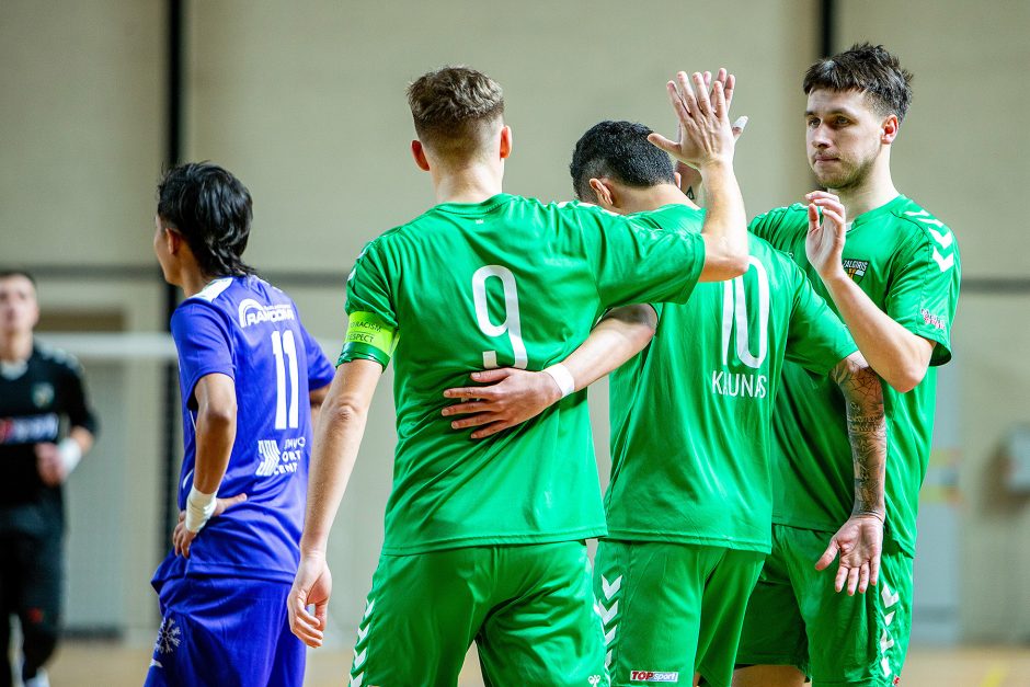 Futsalo LFF taurė. „K. Žalgiris“ – „Vikingai“ 9:2