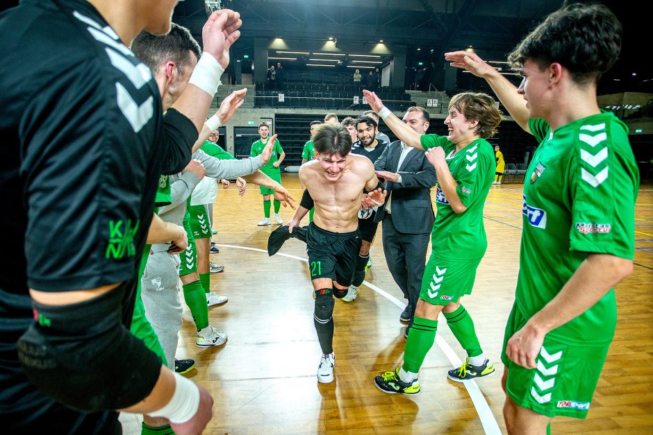 Futsalo LFF taurė. „K. Žalgiris“ – „Vikingai“ 9:2