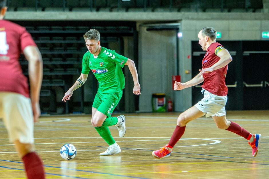 Salės futbolo A lyga: „K. Žalgiris“ – „Bruklinas“ 7:1