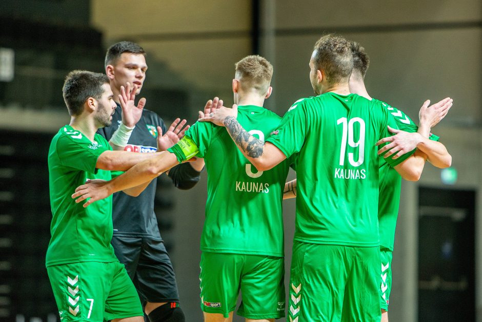 Salės futbolo A lyga: „K. Žalgiris“ – „Bruklinas“ 7:1