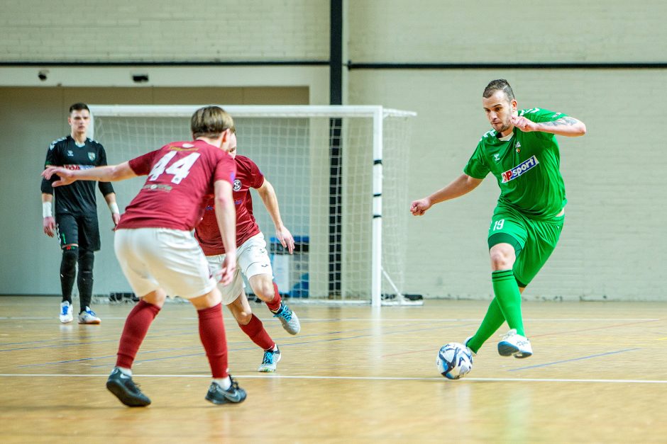 Salės futbolo A lyga: „K. Žalgiris“ – „Bruklinas“ 7:1