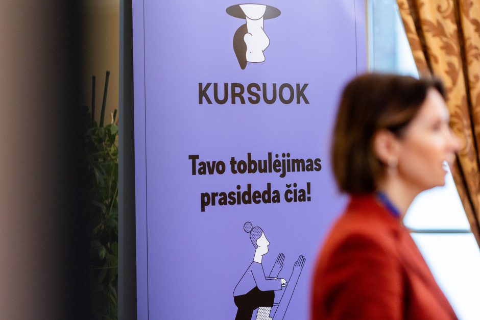 Per metus „Kursuok“ mokymuose užsiregistravo 15,5 tūkst. žmonių