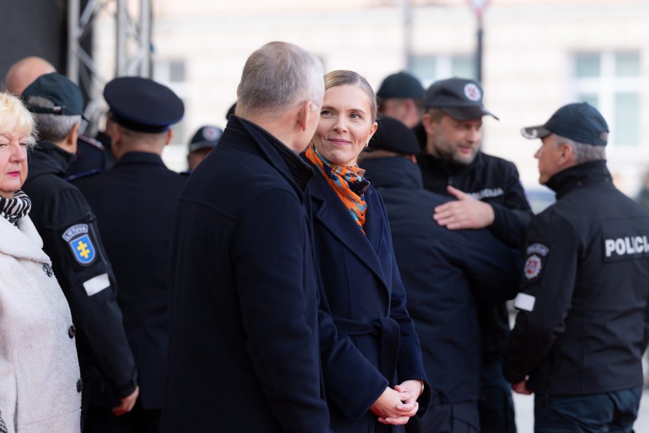 Vilniuje – policijos, ugniagesių ir Viešojo saugumo tarnybos vadų inauguracija