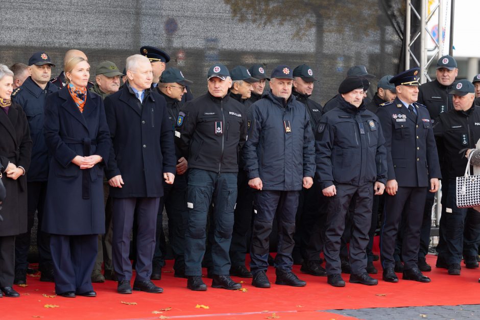 Vilniuje – policijos, ugniagesių ir Viešojo saugumo tarnybos vadų inauguracija