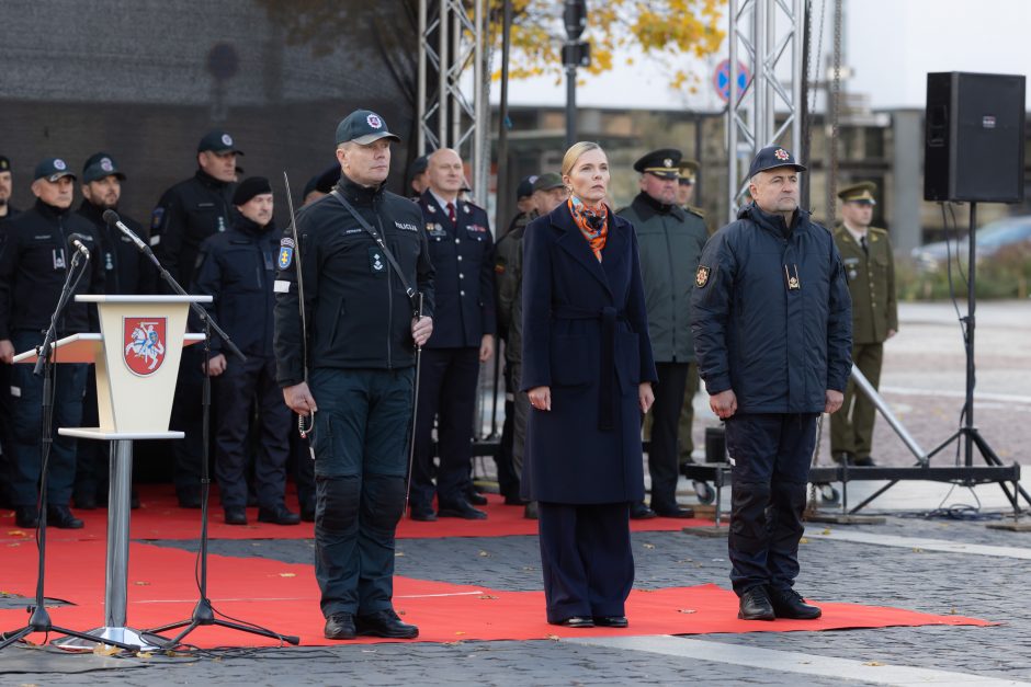 Vilniuje – policijos, ugniagesių ir Viešojo saugumo tarnybos vadų inauguracija