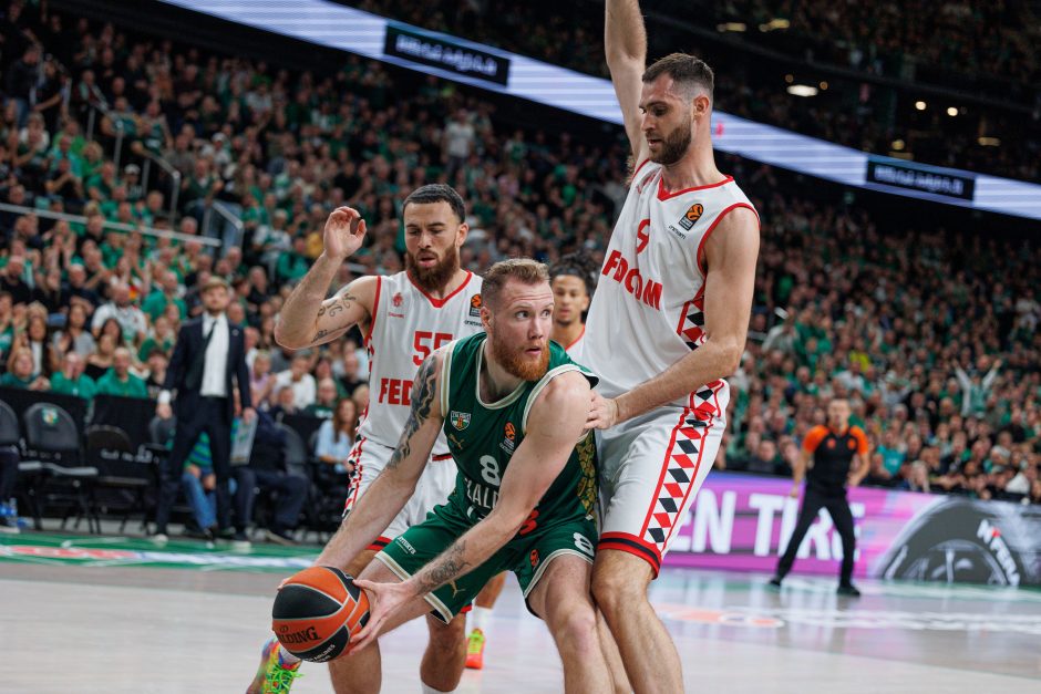 Eurolyga: „Žalgiris“ – „Monaco“ (63:62)