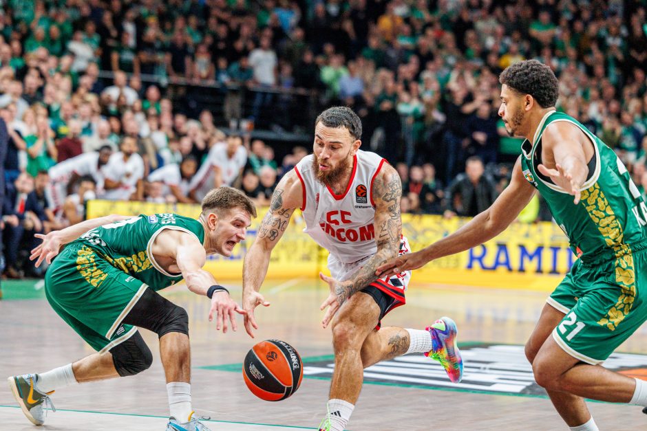 Eurolyga: „Žalgiris“ – „Monaco“ (63:62)