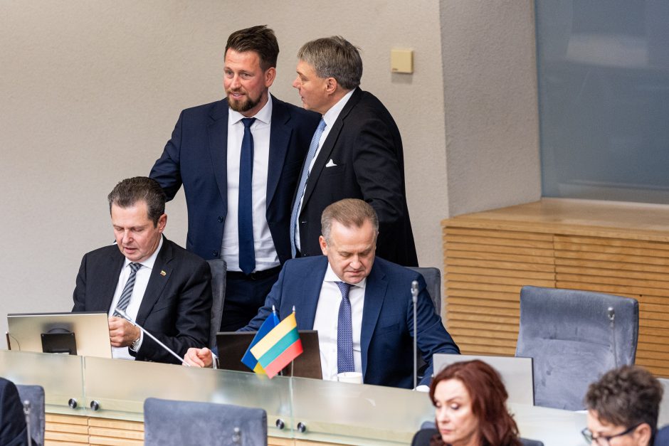 Į Seimo pirmininkus pasiūlytas vienintelis demokratas S. Skvernelis