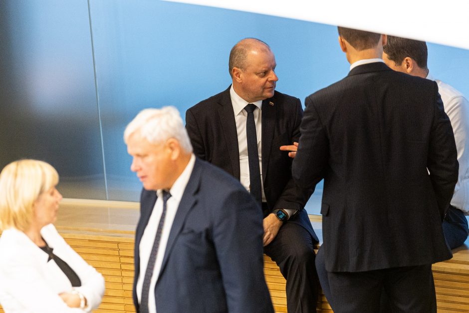 Į Seimo pirmininkus pasiūlytas vienintelis demokratas S. Skvernelis