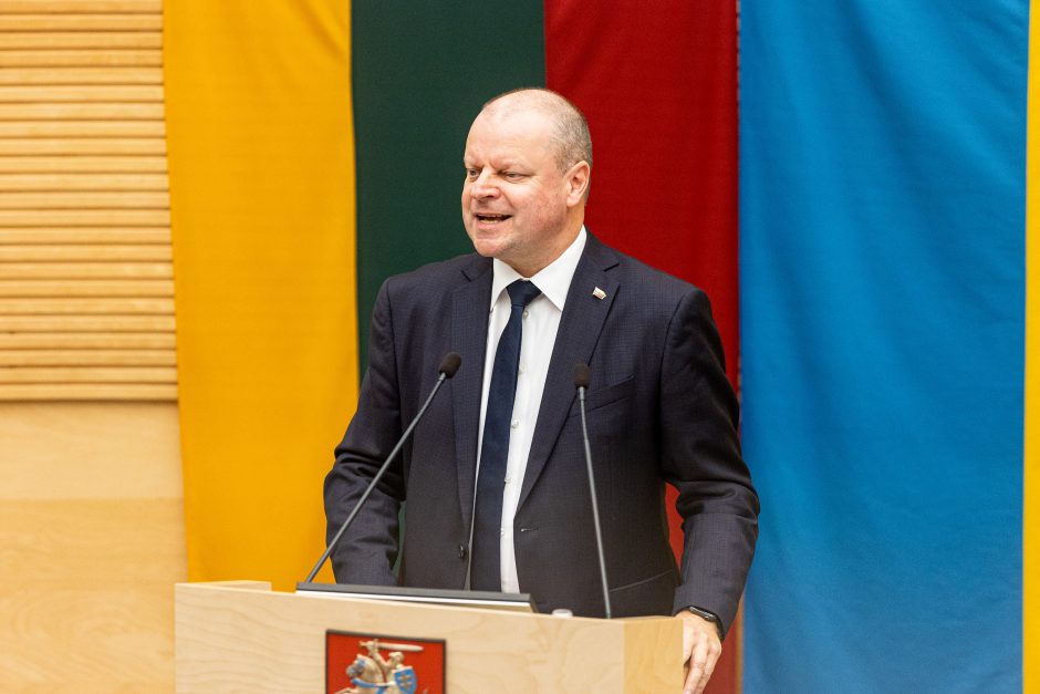 Į Seimo pirmininkus pasiūlytas vienintelis demokratas S. Skvernelis