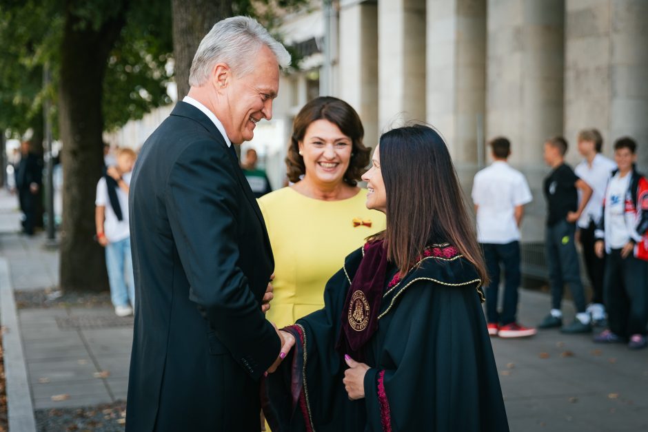 G. Nausėda Kauno universitetų mokslo šventėje linkėjo siekti bendrojo gėrio