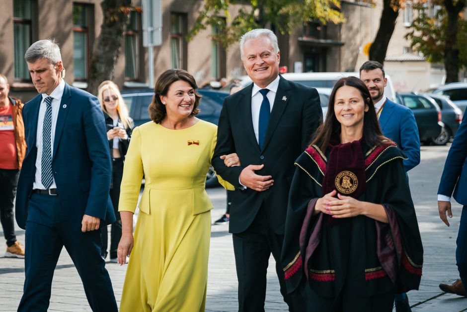 G. Nausėda Kauno universitetų mokslo šventėje linkėjo siekti bendrojo gėrio