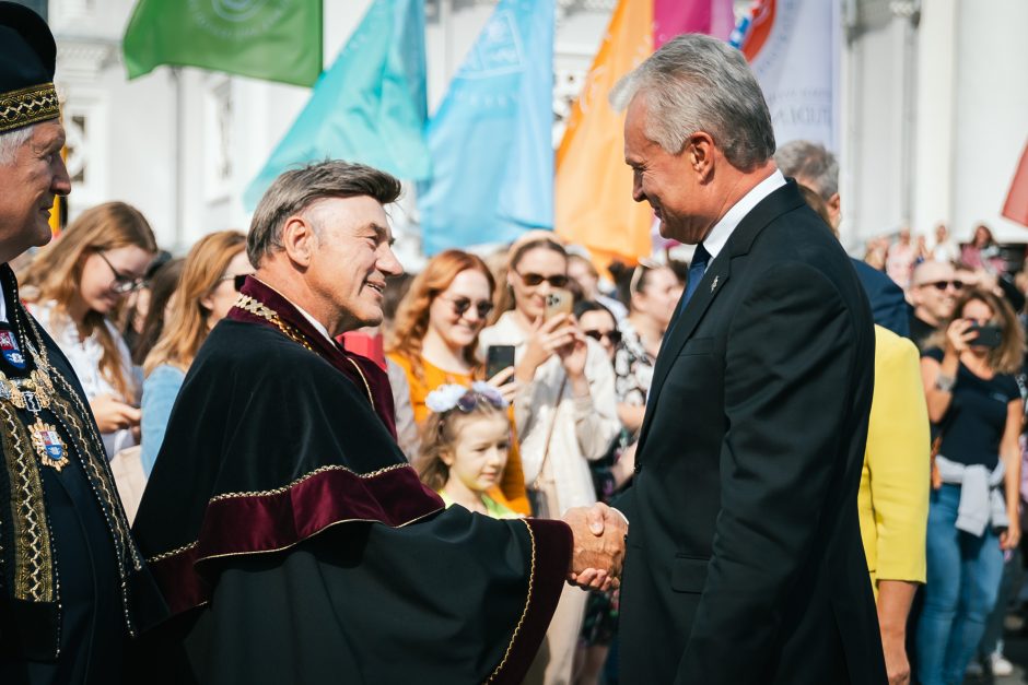 G. Nausėda Kauno universitetų mokslo šventėje linkėjo siekti bendrojo gėrio