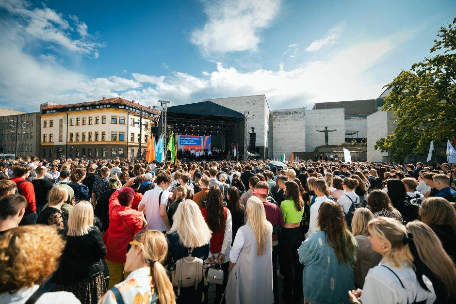 G. Nausėda Kauno universitetų mokslo šventėje linkėjo siekti bendrojo gėrio