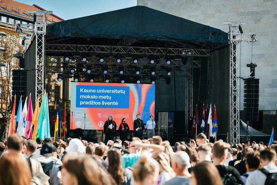 G. Nausėda Kauno universitetų mokslo šventėje linkėjo siekti bendrojo gėrio