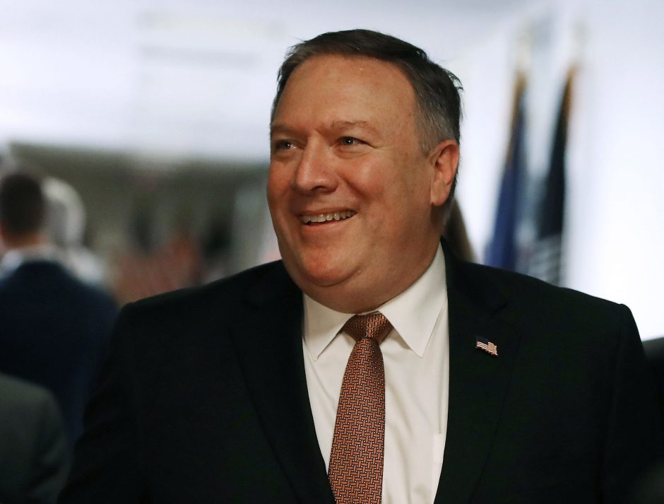 M. Pompeo – naujasis JAV valstybės sekretorius