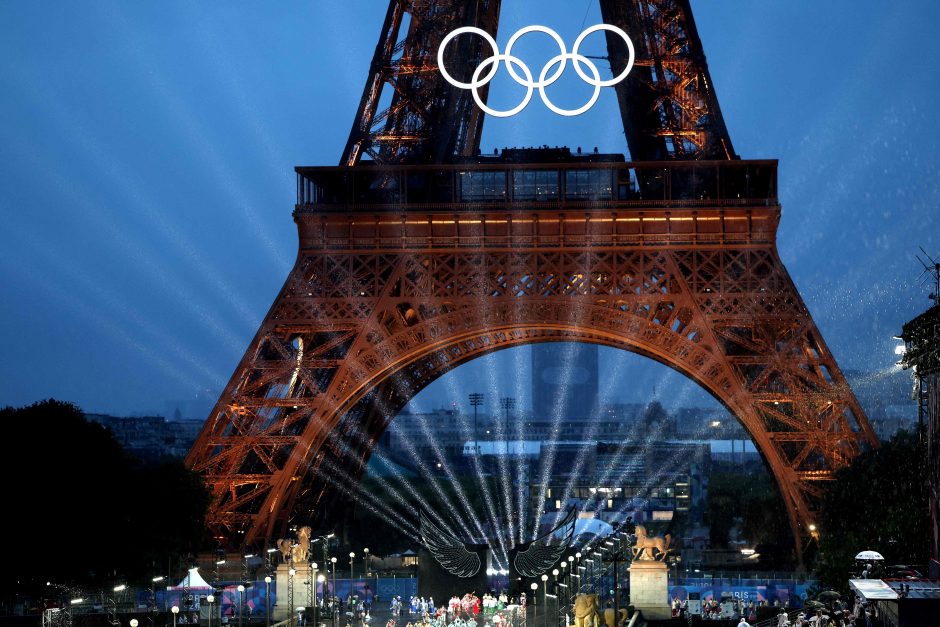 Paryžiuje – olimpinių žaidynių atidarymo ceremonija
