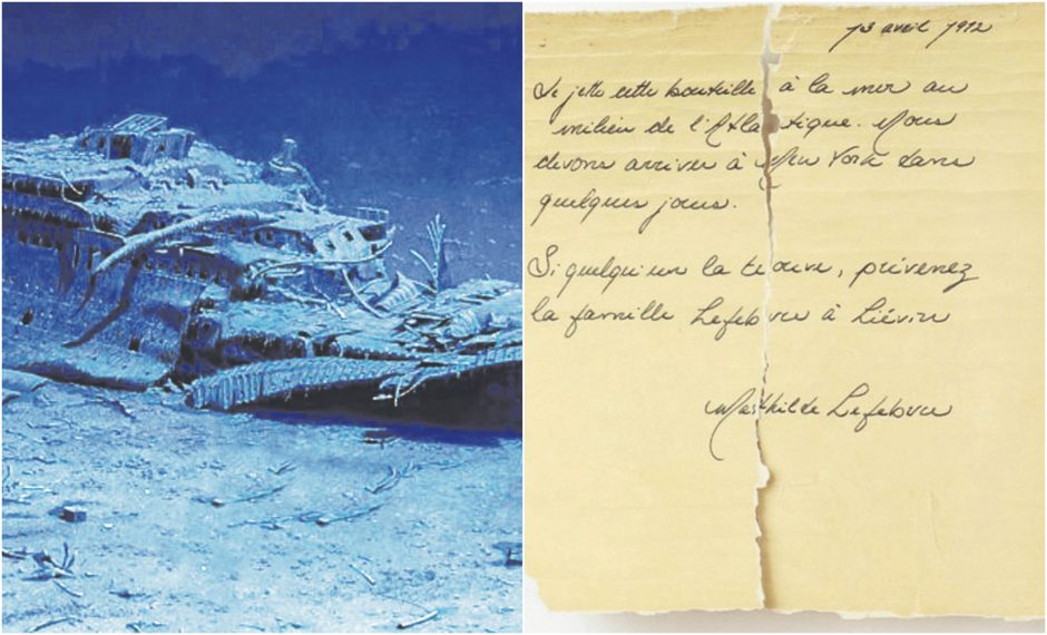 Laiškas iš „Titaniko“: klastotė ar originalas?
