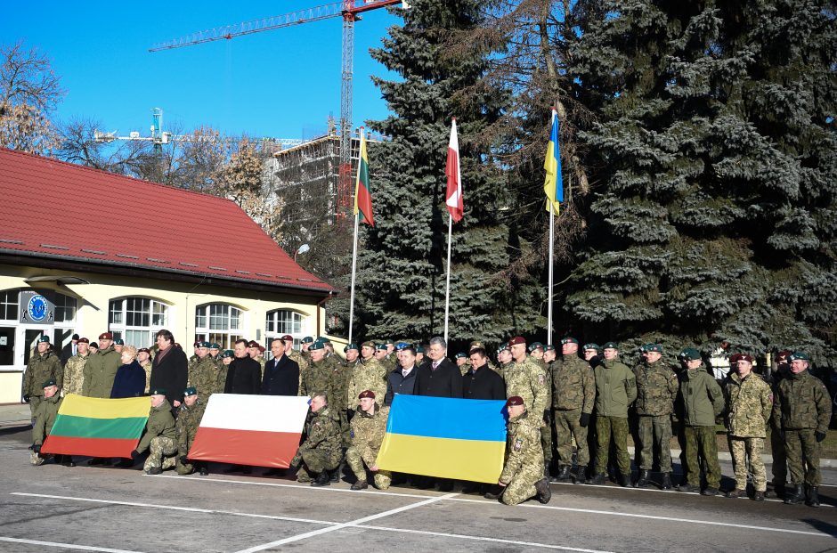 Lietuvos, Lenkijos ir Ukrainos prezidentai deklaravo siekį gintis nuo Rusijos