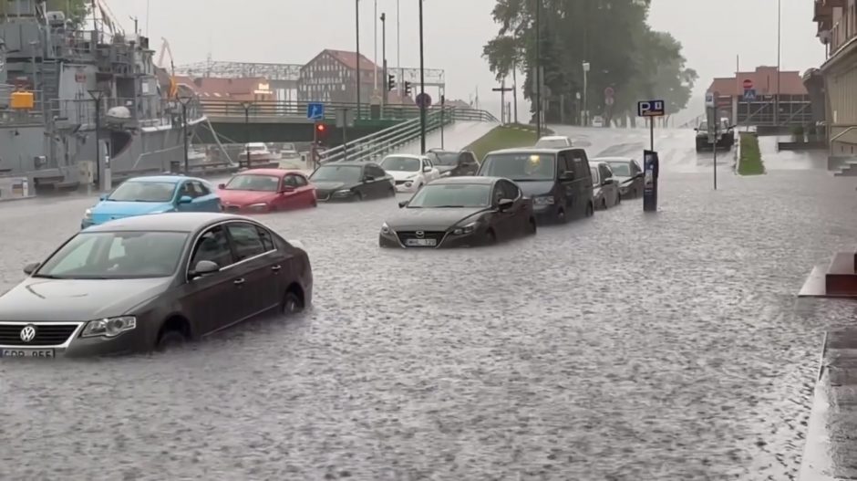 Dėl potvynių gatvėse – sprendimai