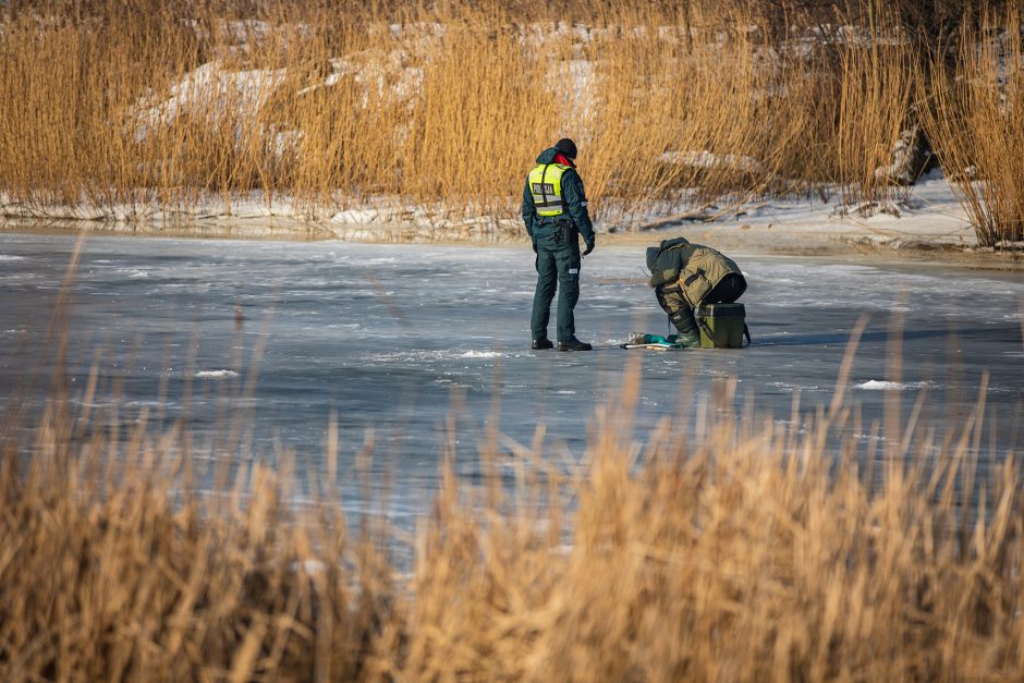 Pareigūnų reidai – ir prie vandens telkinių