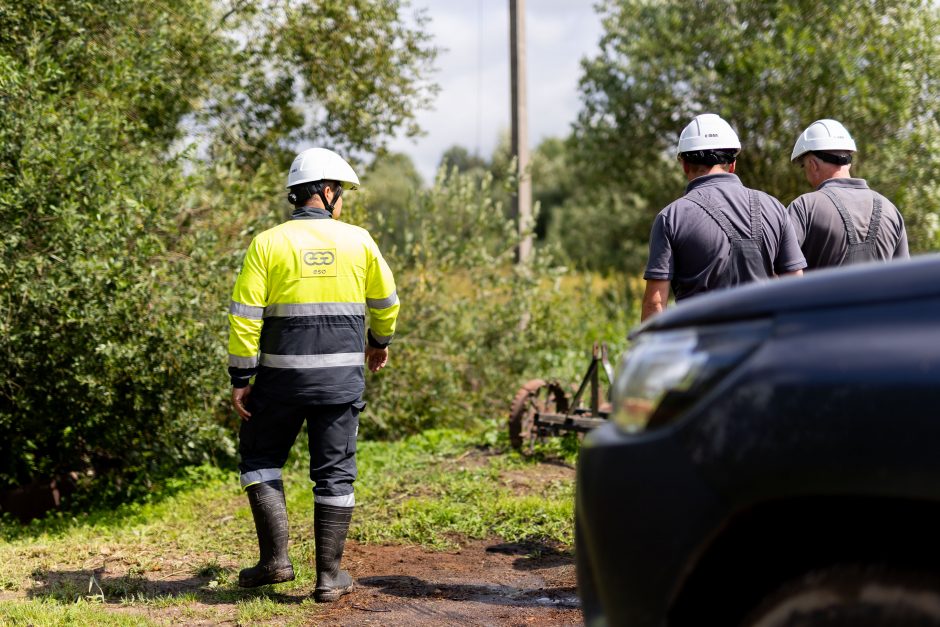 ESO vadovas: artimiausiomis dienomis tūkstančiai gyventojų dar neturės elektros