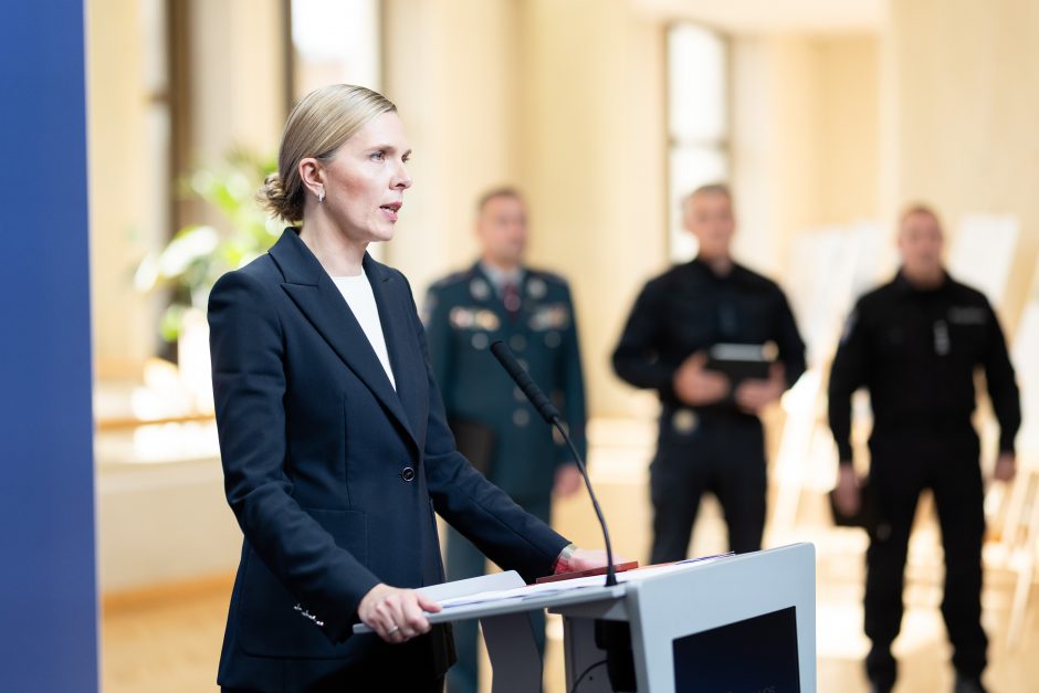 Naujų policijos, ugniagesių, Viešojo saugumo tarnybos vadų spaudos konferencija