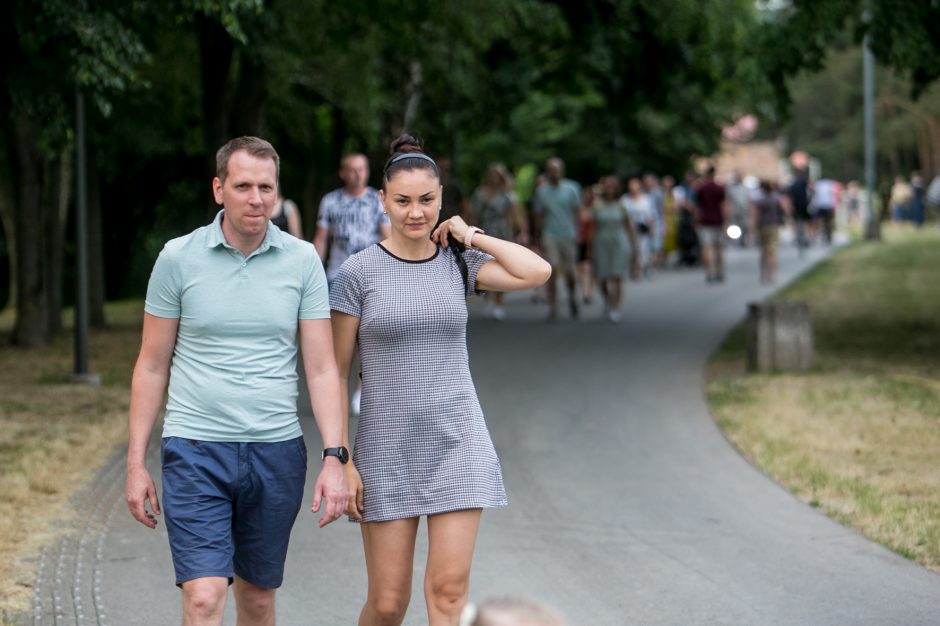 Joninių šventė nutrūko, bet fejerverkai buvo